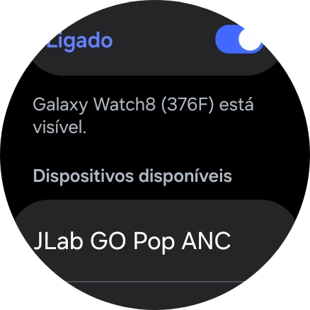Prima o dispositivo pretendido.