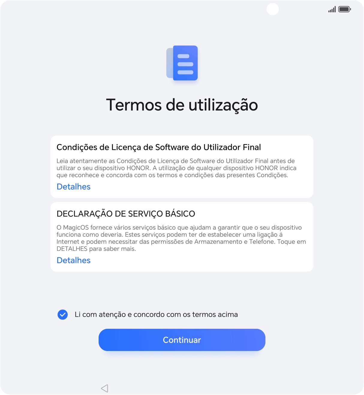 Prima Continuar.