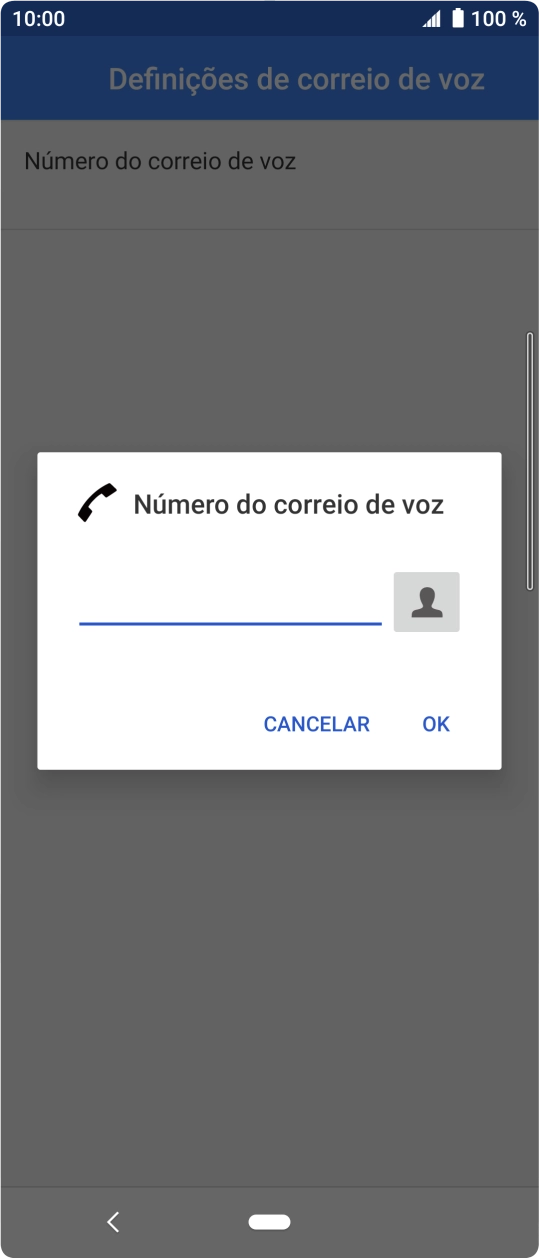 Introduza 123 e prima OK.