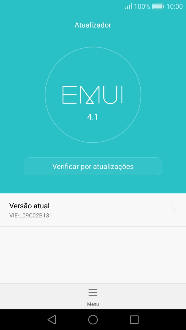 Prima Verificar por atualizações. Se existir uma nova versão de software disponível, será agora indicado no ecrã. Siga as indicações no ecrã para atualizar o software do telefone.