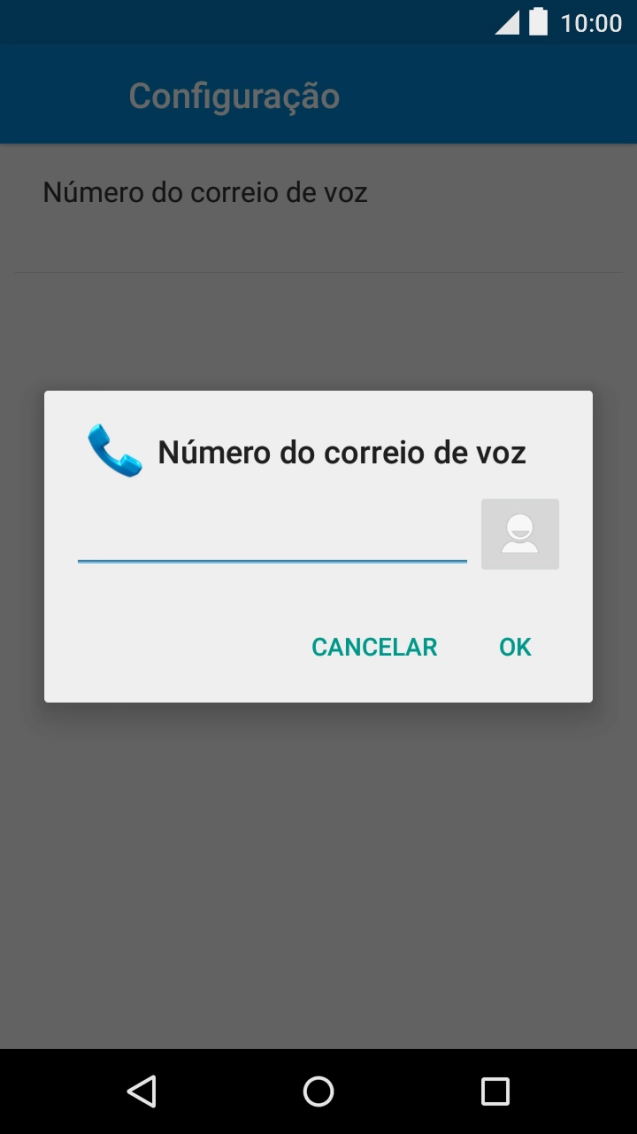 Introduza 123 e prima OK.