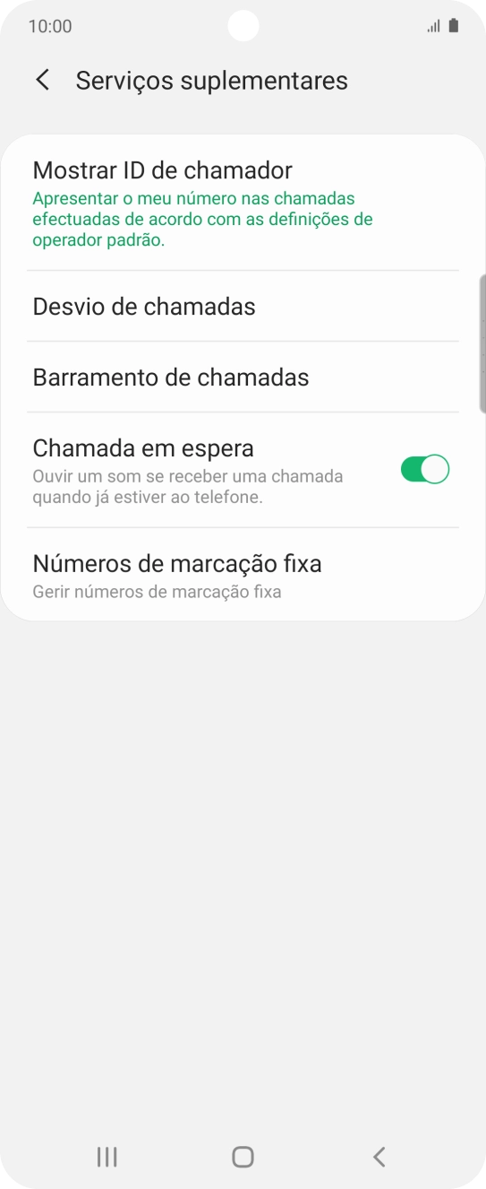 Prima Mostrar ID de chamador.
