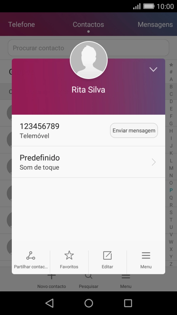 Prima a tecla de início para terminar e voltar ao ecrã inicial.