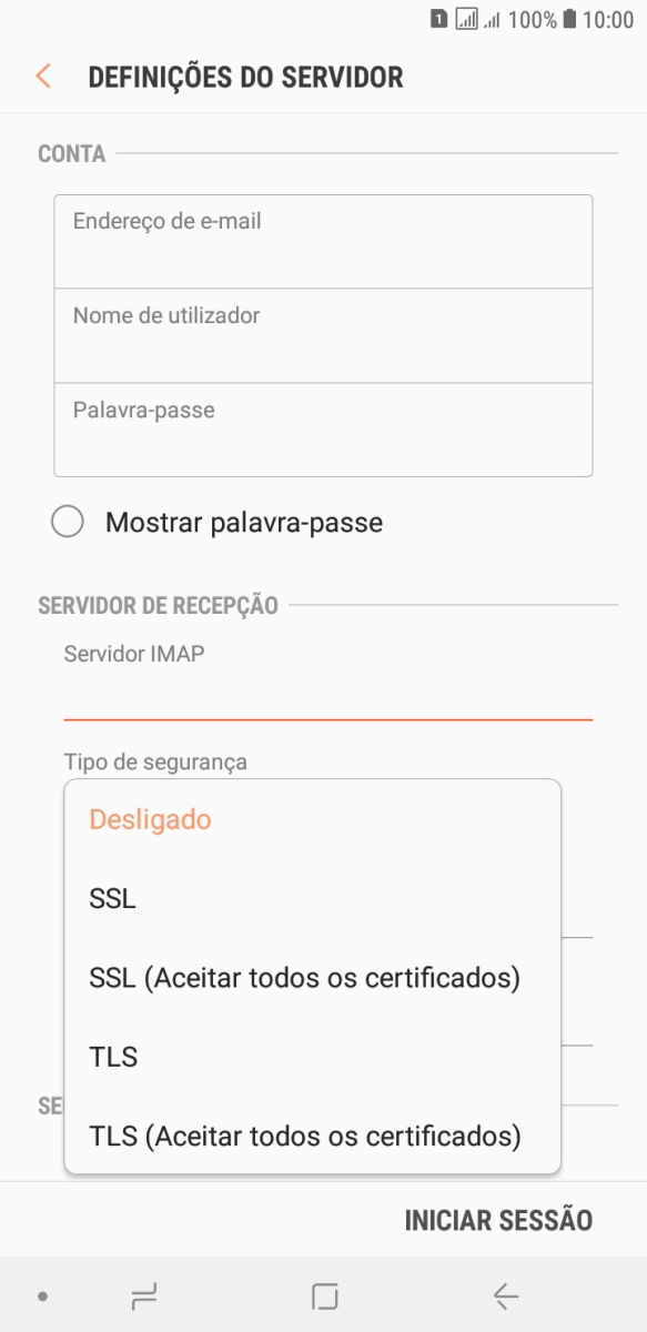Prima SSL para ativar a função.