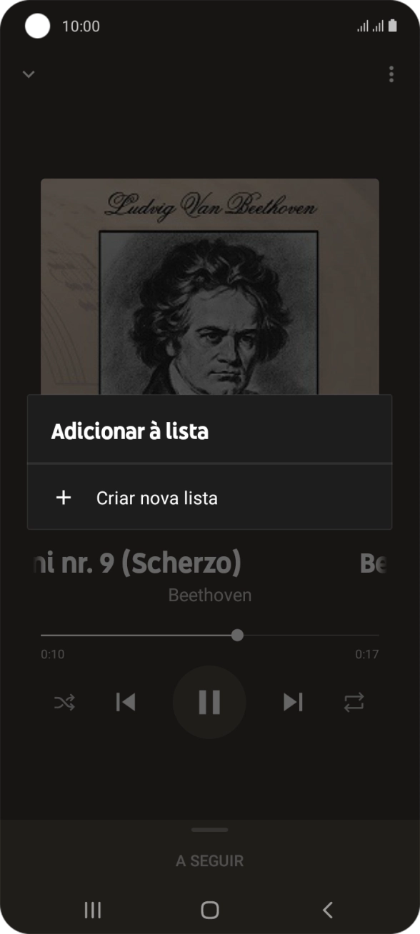 Prima Criar nova lista.