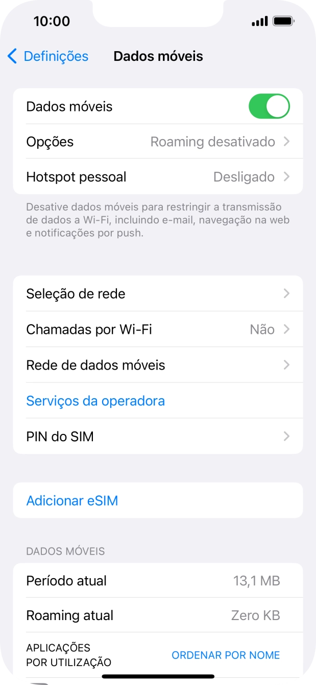 Prima Rede de dados móveis.