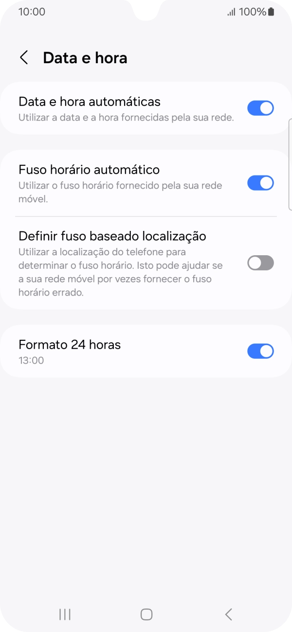 Prima a tecla de início para terminar e voltar ao ecrã inicial.