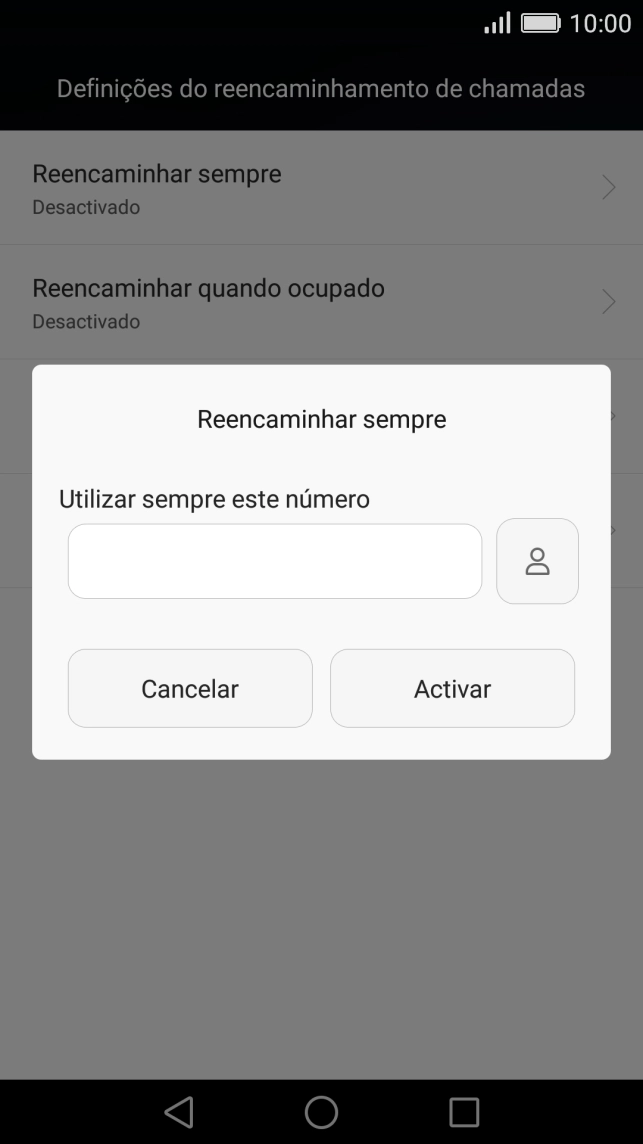 Introduza 123 e prima Activar.