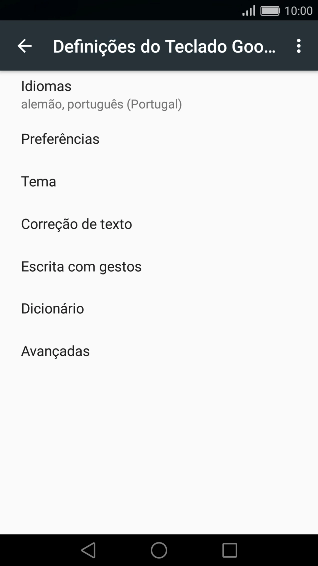 Prima Correção de texto.