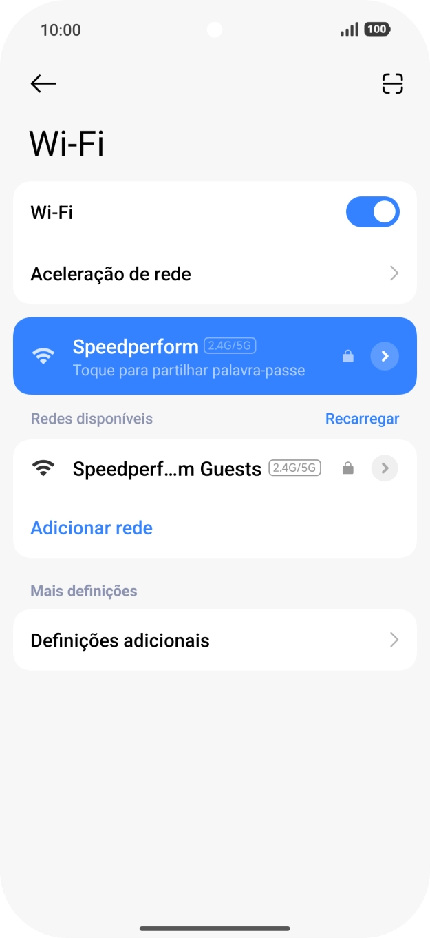 Para voltar ao ecrã inicial, deslize o dedo de baixo para cima a partir da base do ecrã.