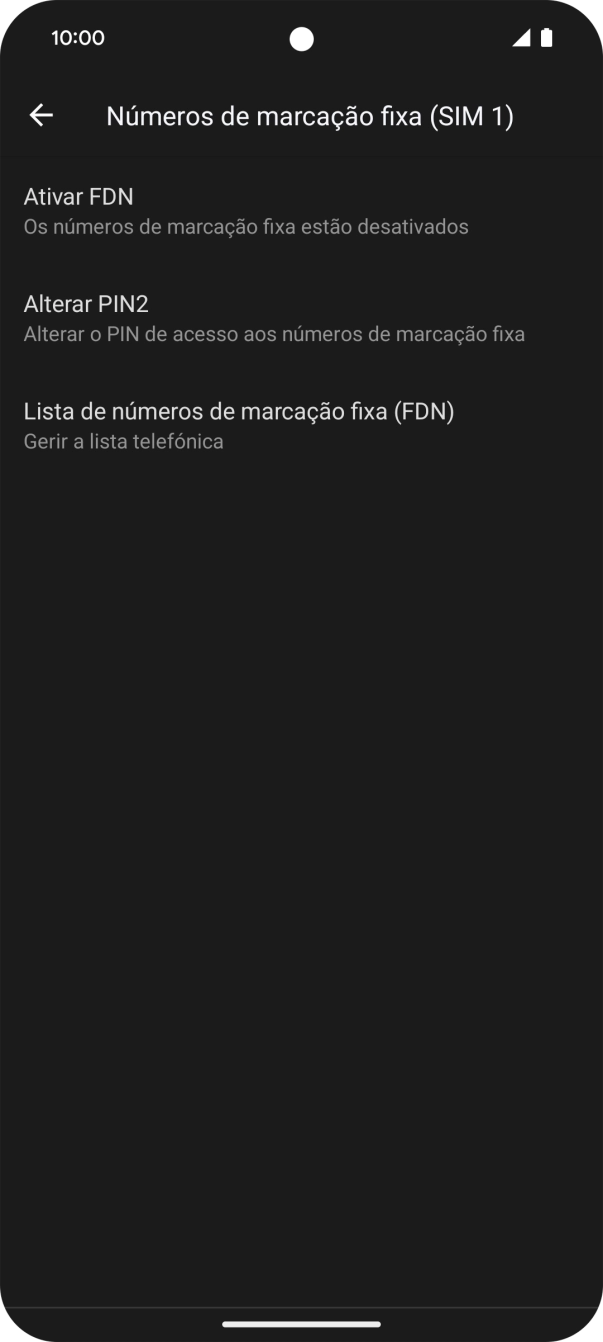 Prima Ativar FDN.