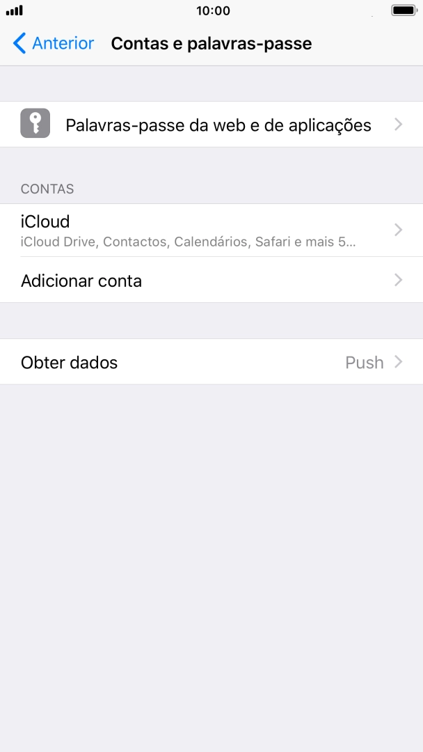 Prima Adicionar conta.