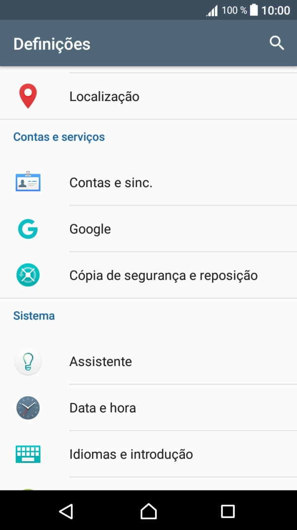 Prima Cópia de segurança e reposição.