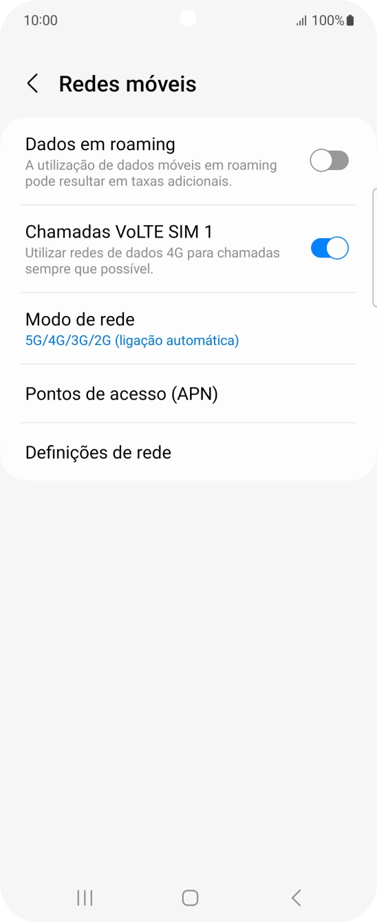 Prima Pontos de acesso (APN).