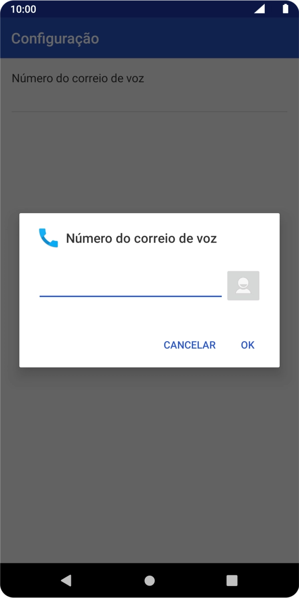 Introduza 123 e prima OK.