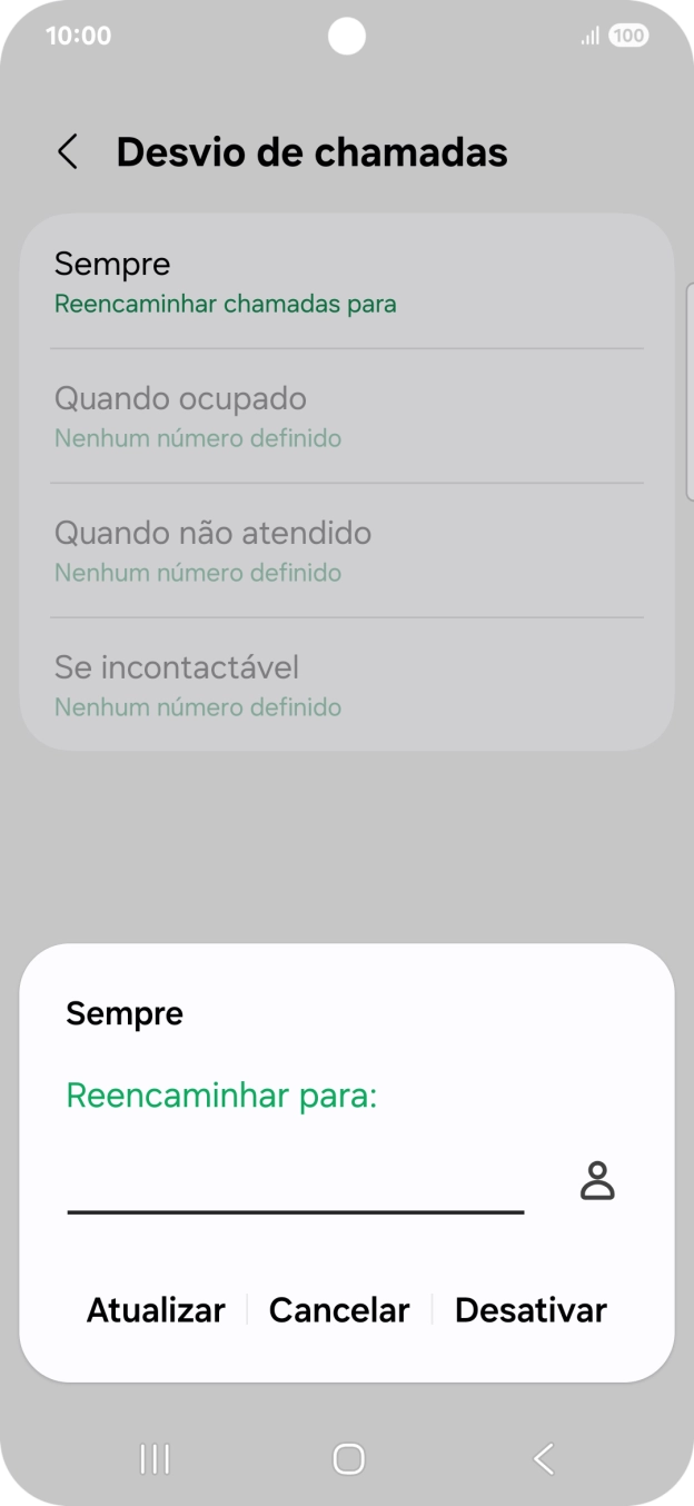 Prima Desativar.