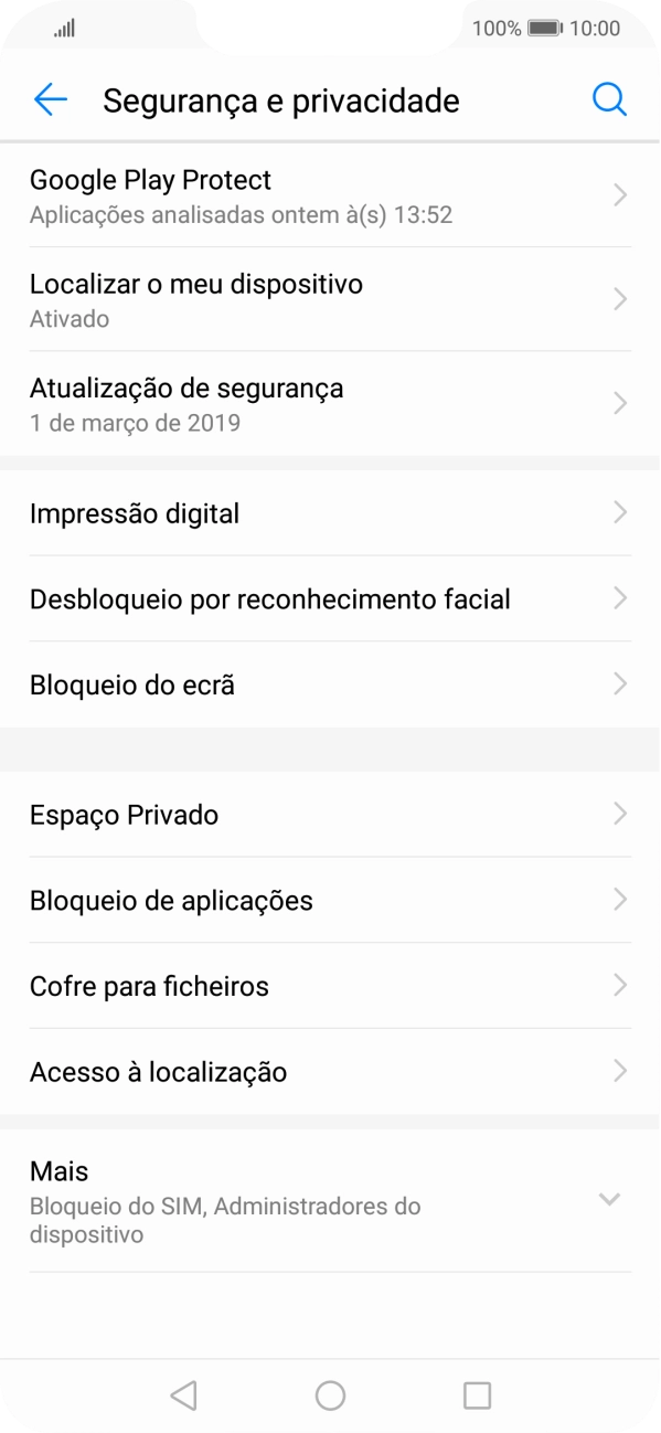 Prima Acesso à localização.