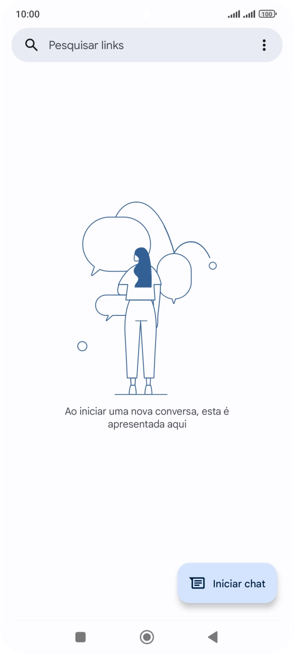 Prima Iniciar chat.