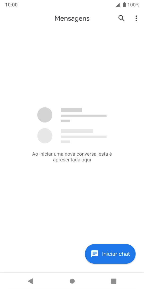 Prima Iniciar chat.