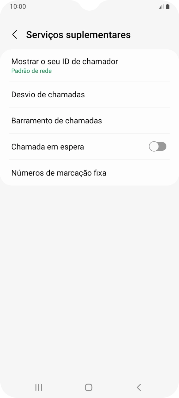 Prima Mostrar o seu ID de chamador.
