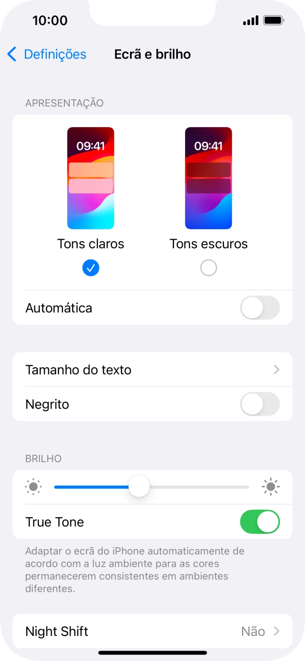 Prima Tons escuros.