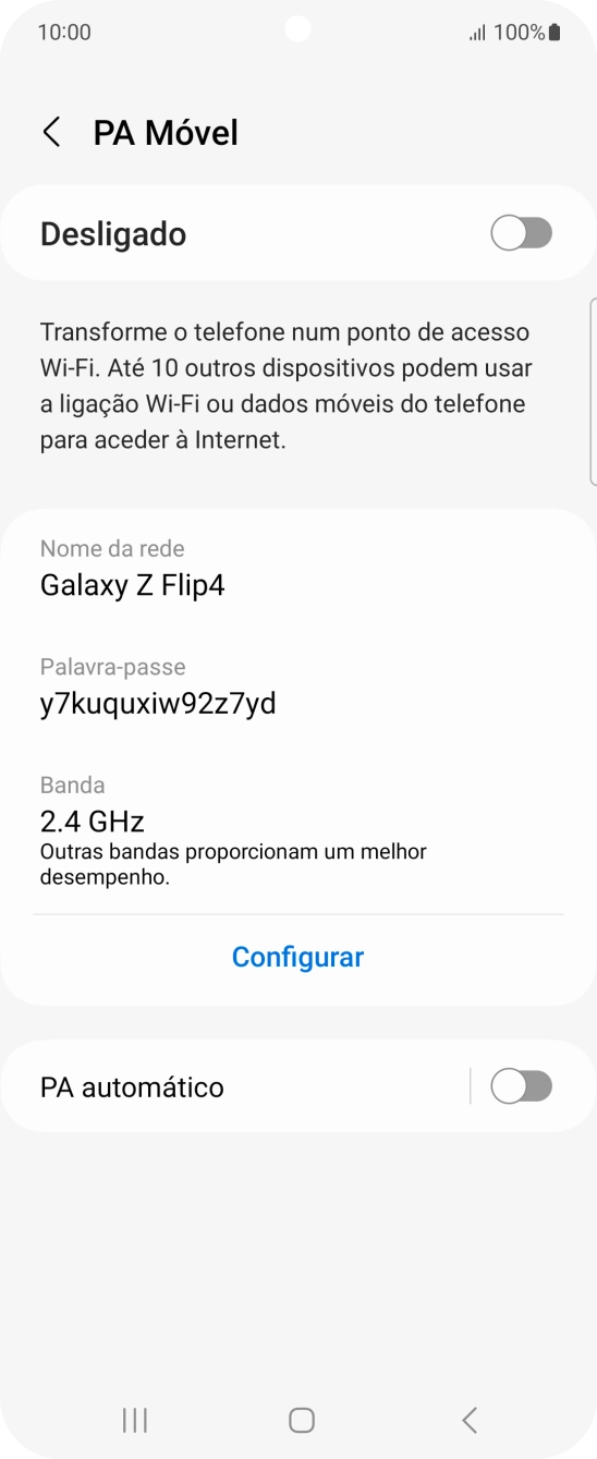 Prima Configurar.