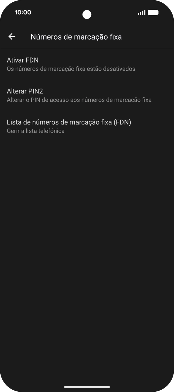 Prima Ativar FDN.