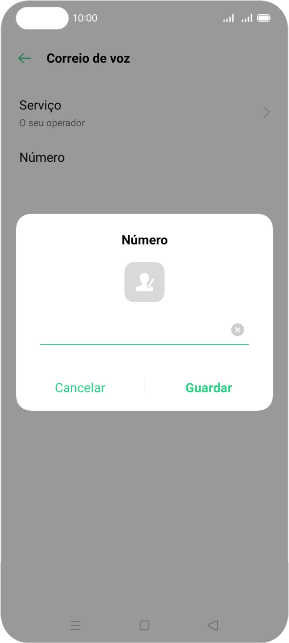 Introduza 123 e prima Guardar.