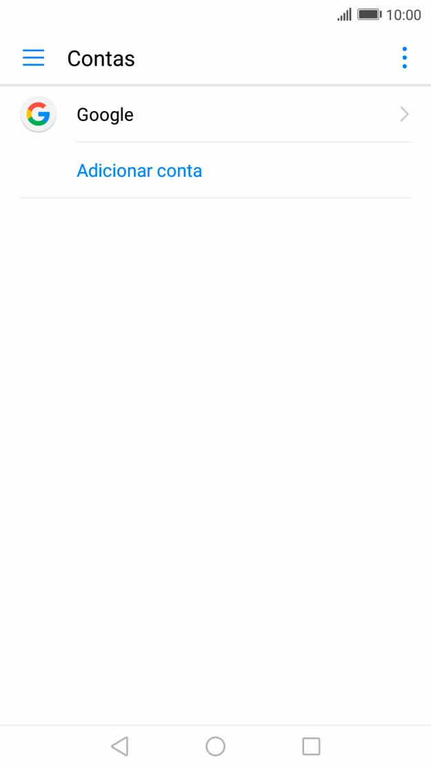 Prima a conta pretendida.