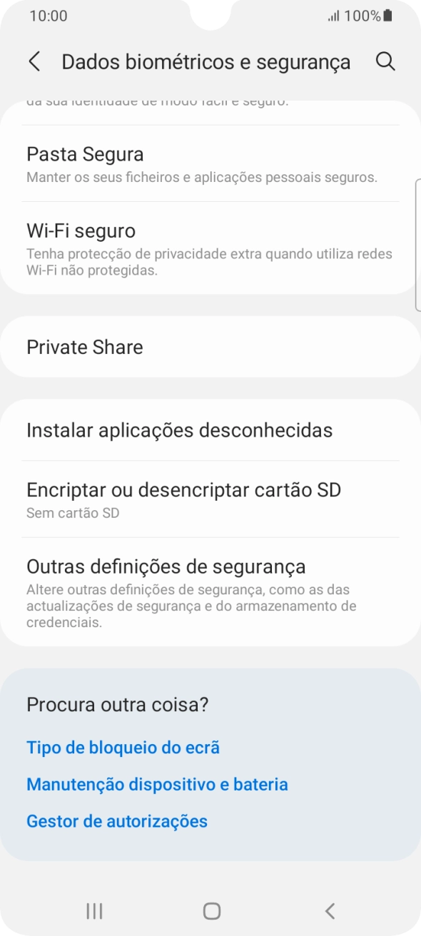 Prima Outras definições de segurança.