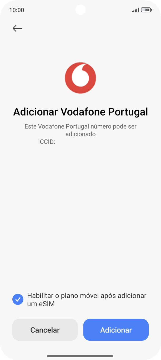 Prima Adicionar.