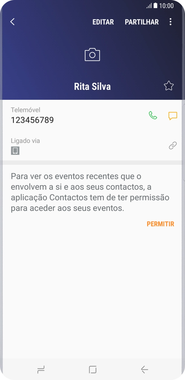 Prima a tecla de início para terminar e voltar ao ecrã inicial.