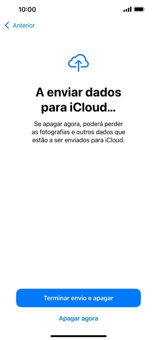 Prima Apagar agora.