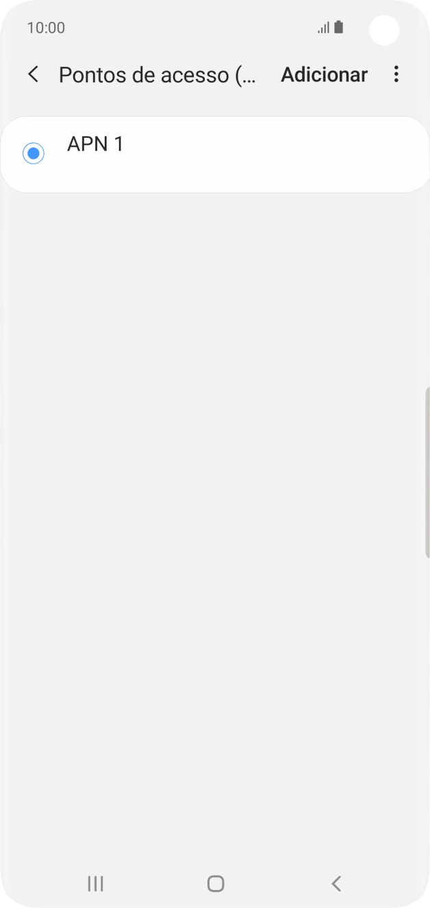 Prima Adicionar.