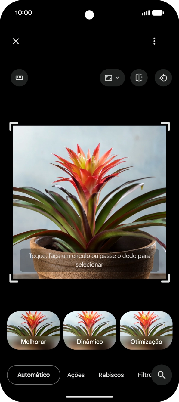 Siga as indicações no ecrã  para utilizar a função.