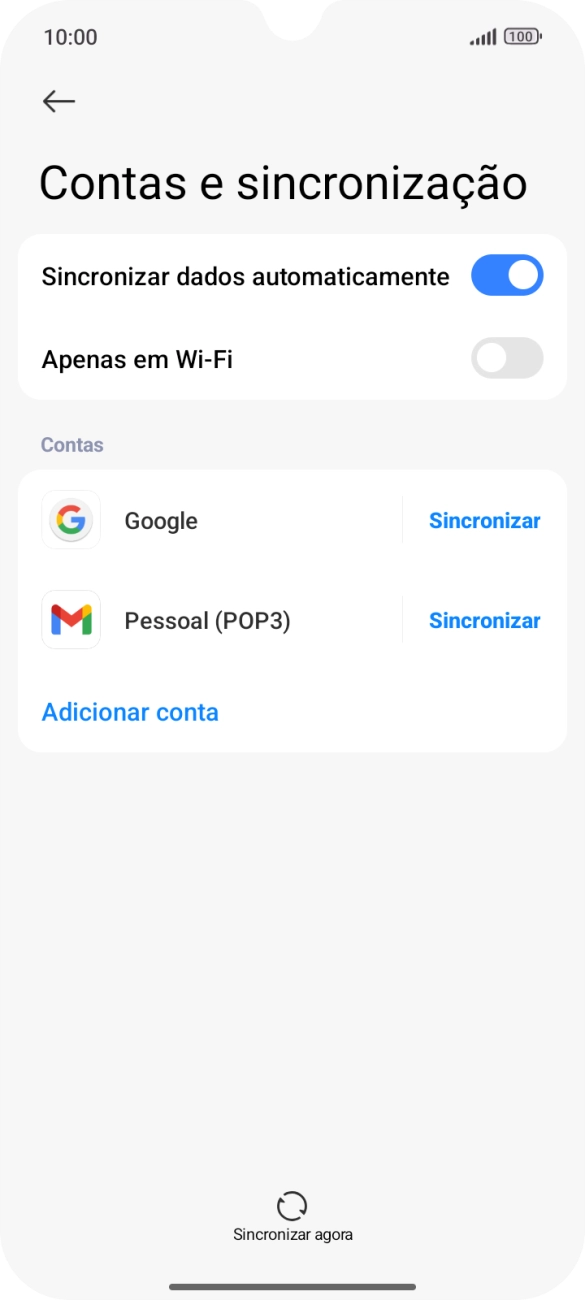 Para voltar ao ecrã inicial, deslize o dedo de baixo para cima a partir da base do ecrã.