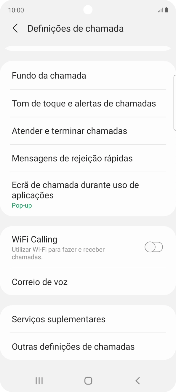 Prima Correio de voz.