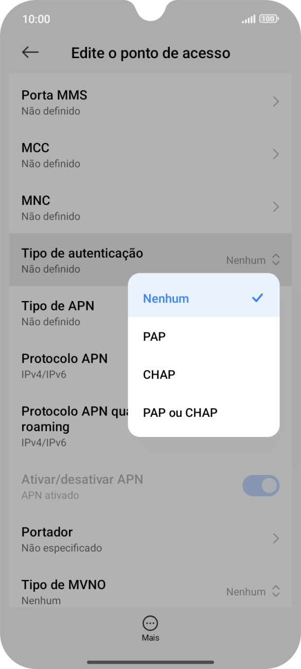 Prima Nenhum.
