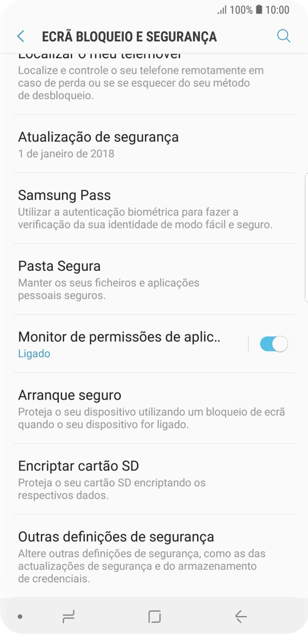 Prima Outras definições de segurança.