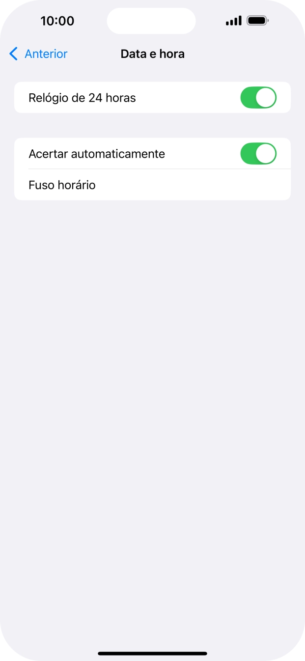 Para voltar ao ecrã inicial, deslize o dedo de baixo para cima a partir da base do ecrã.