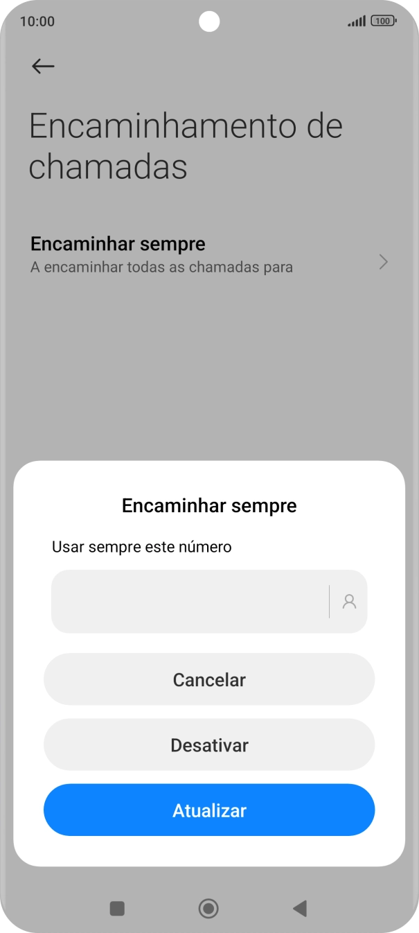 Prima Desativar.
