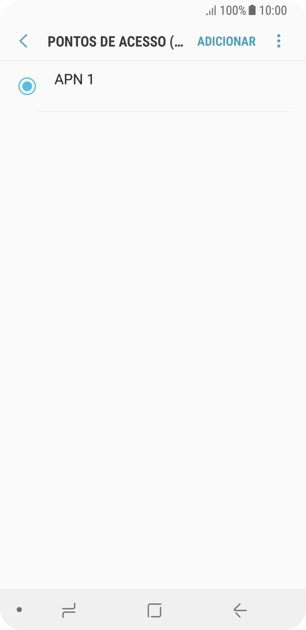 Prima ADICIONAR.