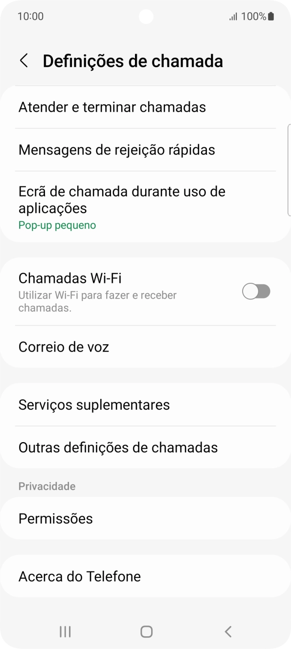 Prima Correio de voz.