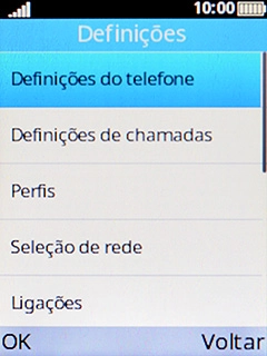 Escolha Perfis.