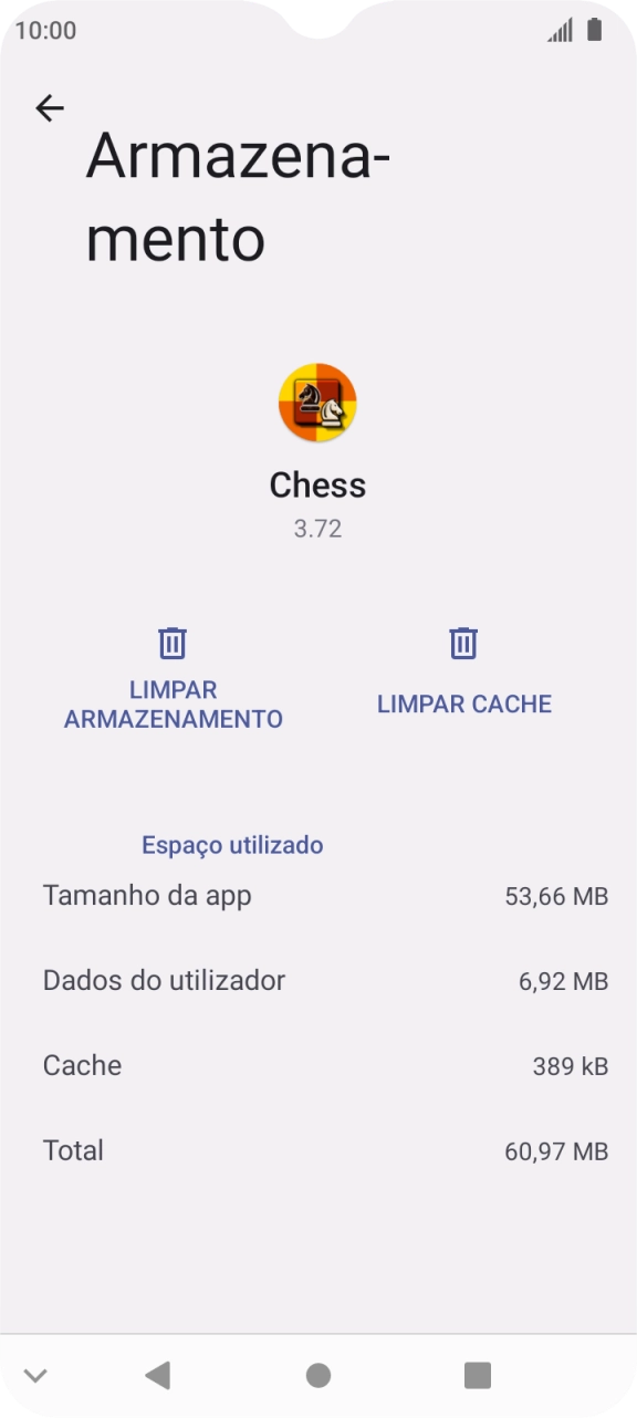 Prima LIMPAR CACHE.