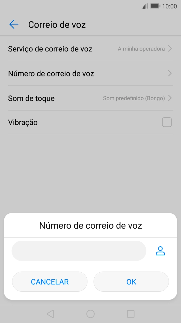 Introduza 123 e prima OK.