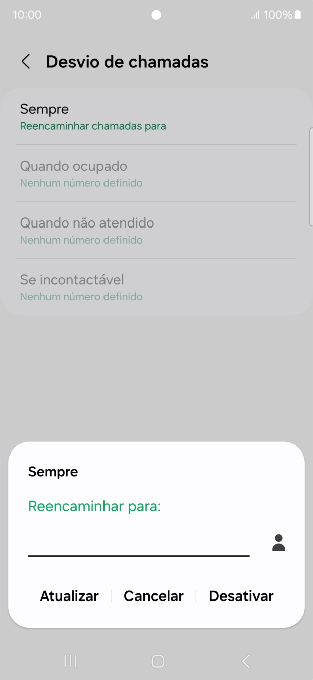 Prima Desativar.