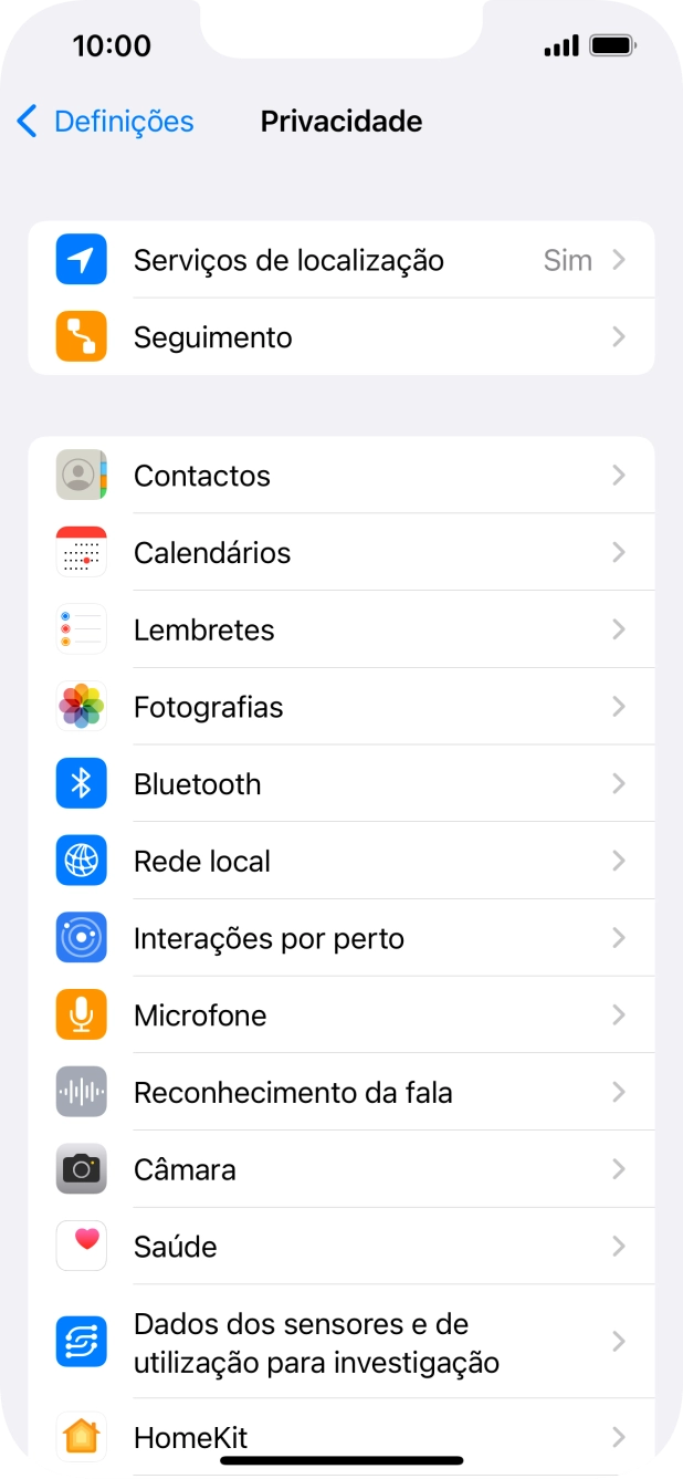 Prima Serviços de localização.