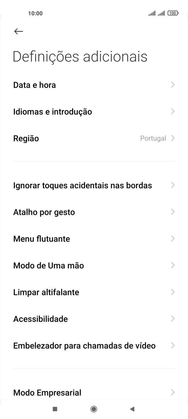 Prima Data e hora.