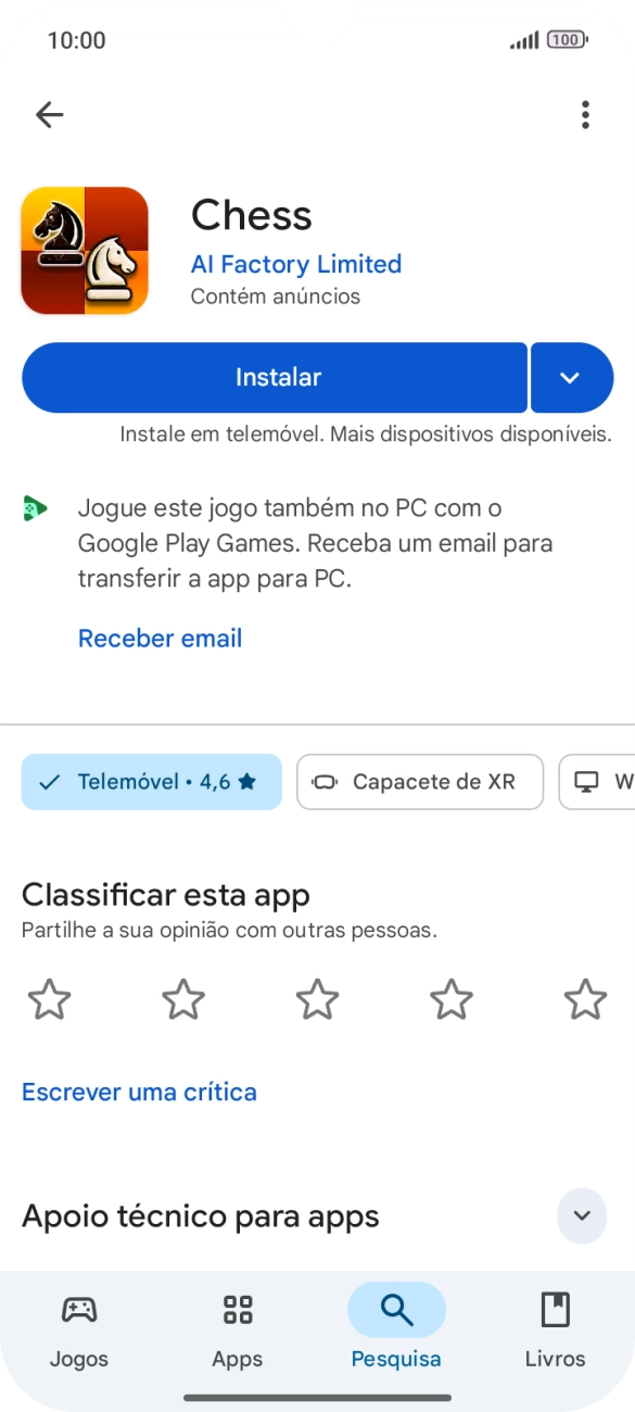 Para voltar ao ecrã inicial, deslize o dedo de baixo para cima a partir da base do ecrã.